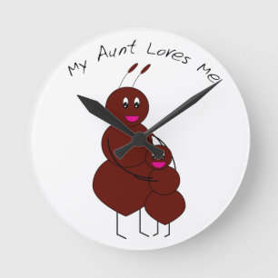 Meine Tante Lieben Maueruhr Runde Wanduhr