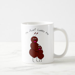 Meine Tante liebt mich Süße Tante und Kind Ameisen Tasse