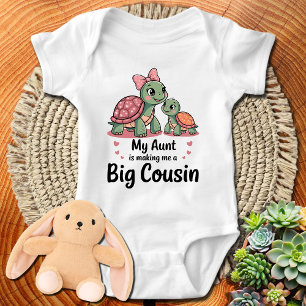 Meine Tante macht mich zu einem großen Cousin Baby Strampler