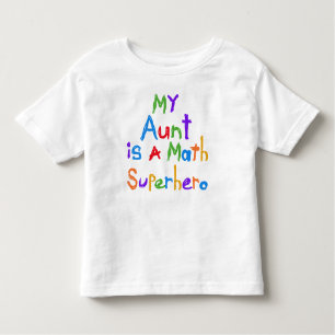 Meine Tante Math Superhero T-shirts und Geschenke