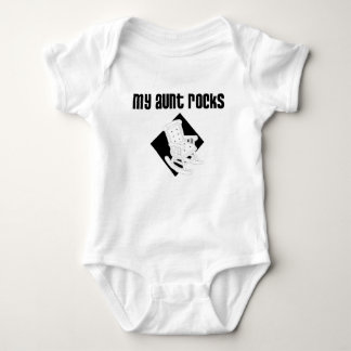 Meine Tante Rocks Baby Strampler