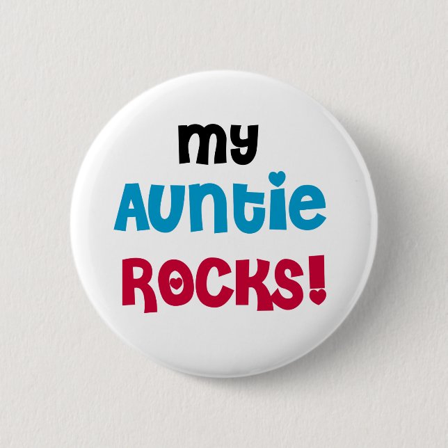 Meine Tante Rocks Button (Vorderseite)