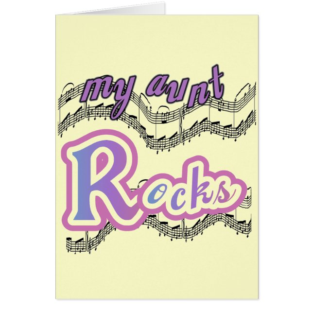 Meine Tante Rocks Tshirts und Geschenke (Vorne)