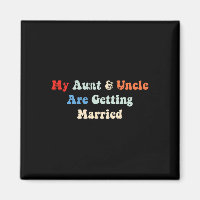 Meine Tante und mein Onkel werden heiraten