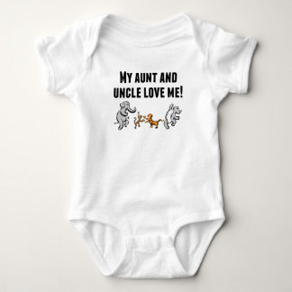 Meine Tante und Onkel Love Me Baby Strampler