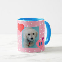 Meine Tasse läuft mit Liebe über