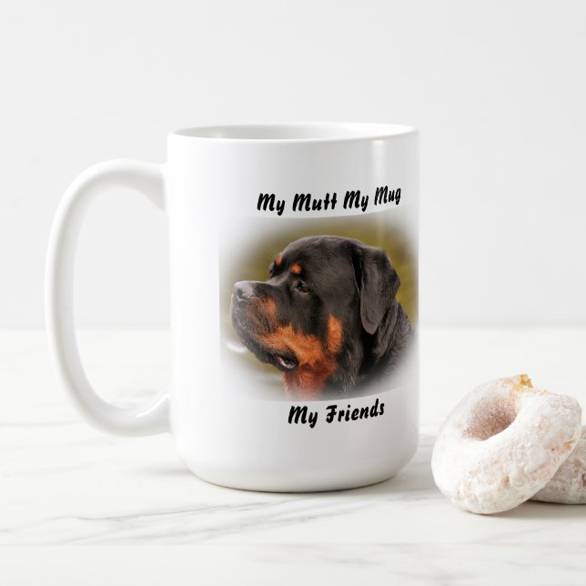 Meine Tasse Mutt meine Freunde. (Mit Donut)