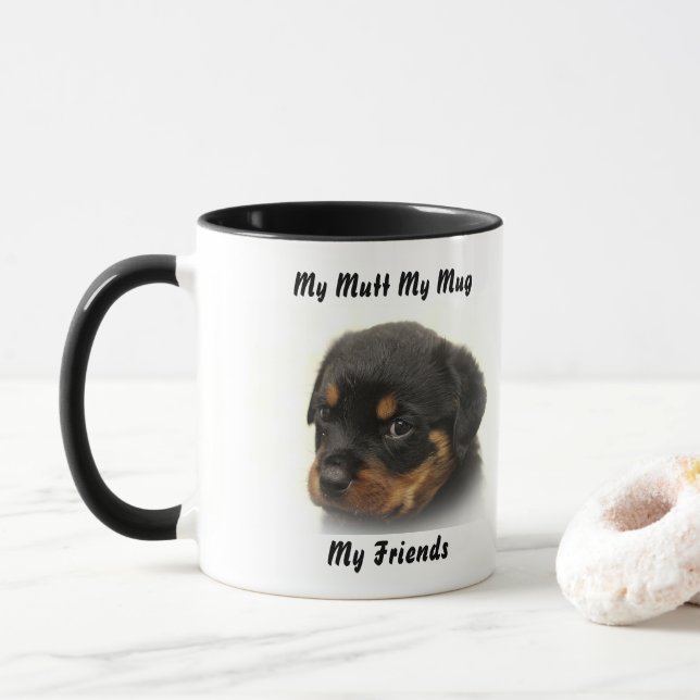 Meine Tasse Mutt meine Freunde. (Mit Donut)