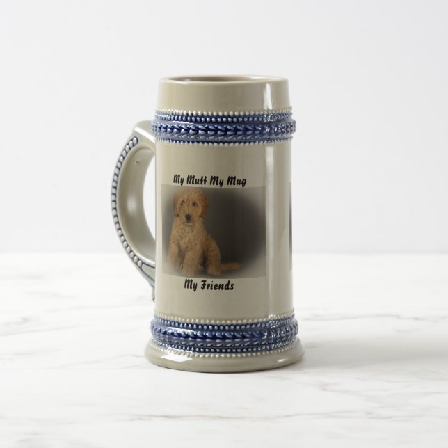 Meine Tasse Mutt meine Freunde. (Vorderseite Links)