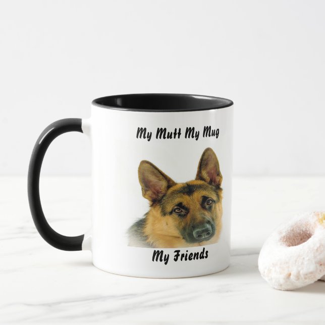 Meine Tasse Mutt meine Freunde. (Mit Donut)