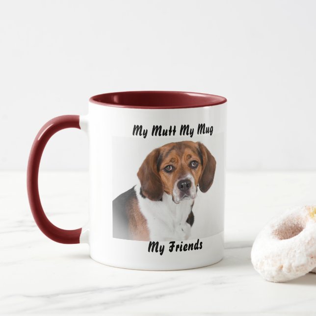 Meine Tasse Mutt meine Freunde. (Mit Donut)