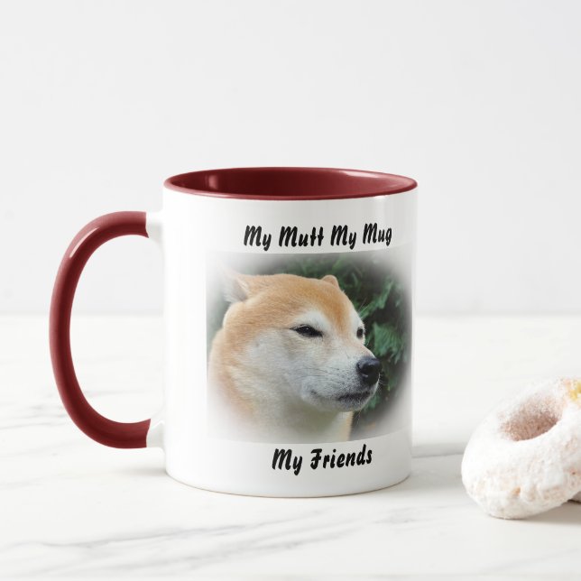 Meine Tasse Mutt meine Freunde. (Mit Donut)