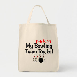 Meine Team-Felsen des Bowlings-(Trinken) Tragetasche