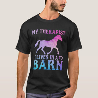 Meine Therapeutin wohnt in einer Scheune Süßes Pf T-Shirt
