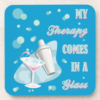 MEINE THERAPIE KOMMT IN EIN GLAS! GETRÄNKEUNTERSETZER