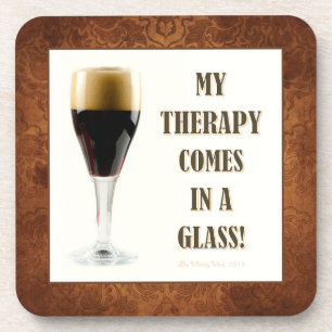 MEINE THERAPIE KOMMT IN EIN GLAS! GETRÄNKEUNTERSETZER