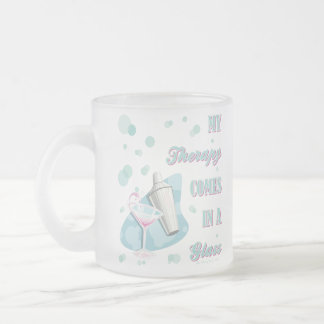 MEINE THERAPIE KOMMT IN EIN GLAS! MATTGLASTASSE