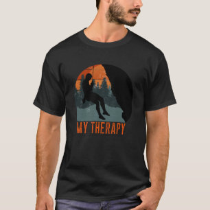Meine Therapie Outdoor Klettersteig Retro Vintage T-Shirt