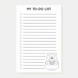 Meine To-Do-Liste - Du machst das großartig-Gerda Post-it Klebezettel