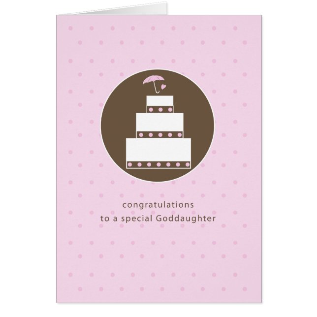 Meine Tochter, Brautparty Cake Herzlichen Glückwun (Vorne)