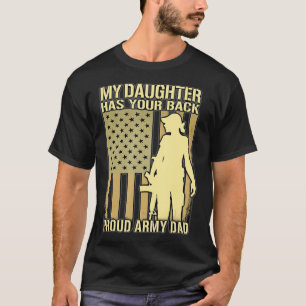 Meine Tochter hat ihren Vater in der hinteren Stol T-Shirt