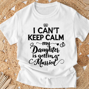 Meine Tochter heiratet, Stolz Eltern T-Shirt