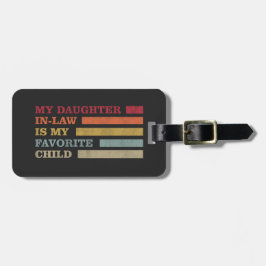 Meine Tochter im Jura ist mein liebstes Kind Gepäckanhänger