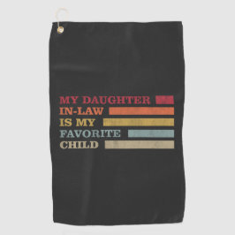 Meine Tochter im Jura ist mein liebstes Kind Golfhandtuch