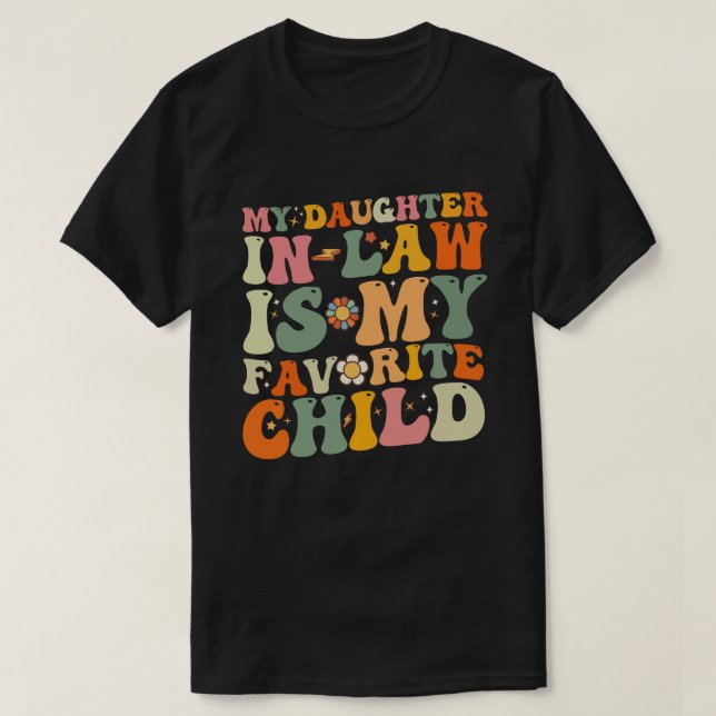 Meine Tochter im Jura ist meine liebste Kindergrup T-Shirt (Design vorne)