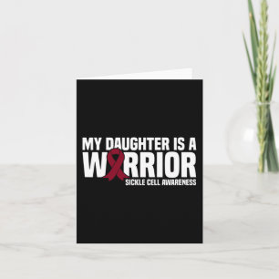Meine Tochter ist ein Warrior-Sichelzellenbewussts Karte