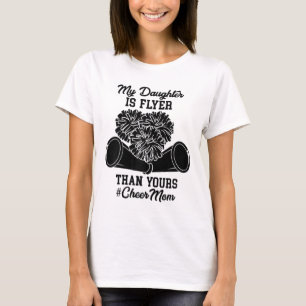 Meine Tochter ist fliegerischer als deine #cheer M T-Shirt