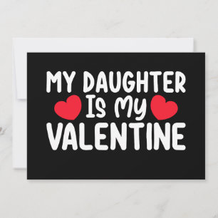 Meine Tochter ist meine Liebe Vater-Familie der Va Einladung