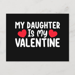 Meine Tochter ist meine Liebe Vater-Familie der Va Postkarte