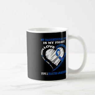 Meine Tochter kämpft gegen Typ 1 Diabetes Kaffeetasse