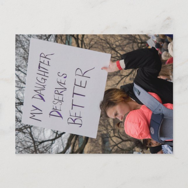 Meine Tochter Postkarte (Vorderseite)