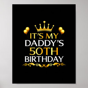 Meine Tochter wird 10 Jahre alt Alles Gute zum 10  Poster