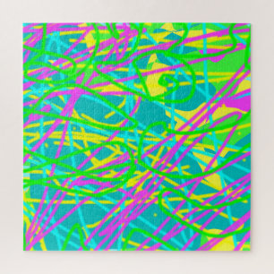 Meine Träume ausmalen Kritzelmuster Expressive Kun Puzzle
