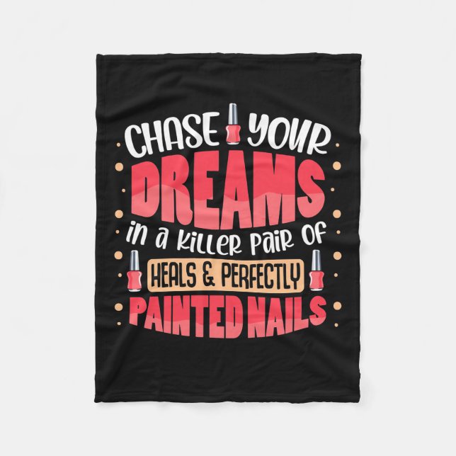 Meine Träume sind gestrichen Fleecedecke (Vorderseite)