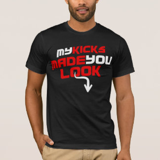 Meine Tritte machten Sie Blick-Sneakerhead T-Shirt
