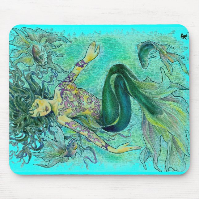 meine tropische Fantasie Mousepad (Vorne)