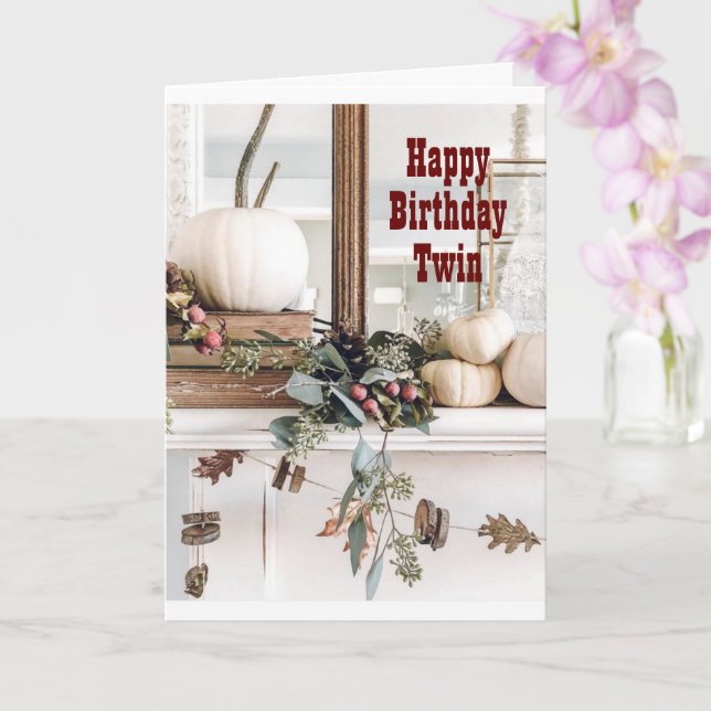 **MEINE TWIN** AUF IHRER SONDERTAGESKARTE KARTE (Orchidee)