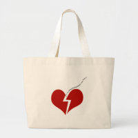 Meine übergebene Herz-Tasche