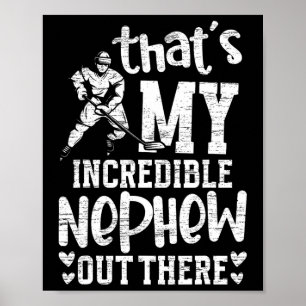 Meine unglaubliche Neffe Hockey-Tante eines Hockey Poster