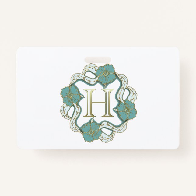 Meine Unterschrift mit dem Buchstaben h, Ausweis (Vorderseite)