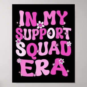 Meine Unterstützungskundschaft Ära Groovy Brustkre Poster