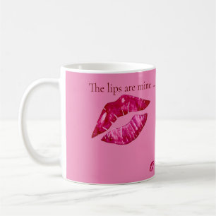 Meine üppigen Lippen Kaffeetasse