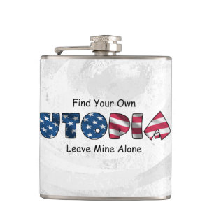 Meine Utopie Flachmann