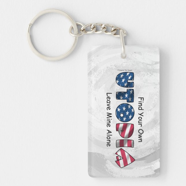 Meine Utopie Schlüsselanhänger (Vorderseite)