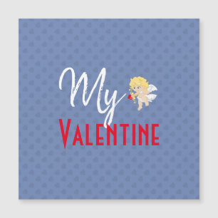 Meine Valentinakupiden Herz magnetisch Magnetkarte