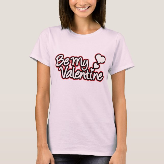 "Meine Valentine Rot & Rosa Frauen T-Shirt (Vorderseite)